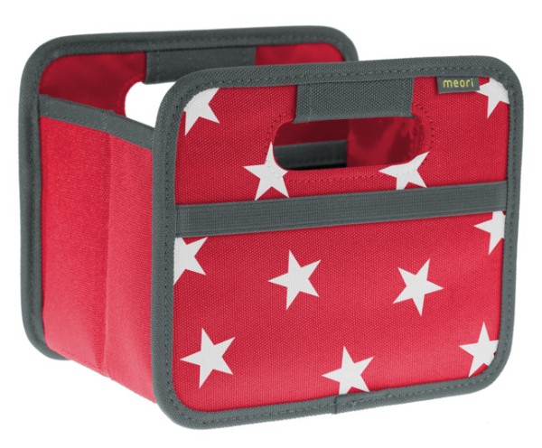 Faltbox Mini Sterne red