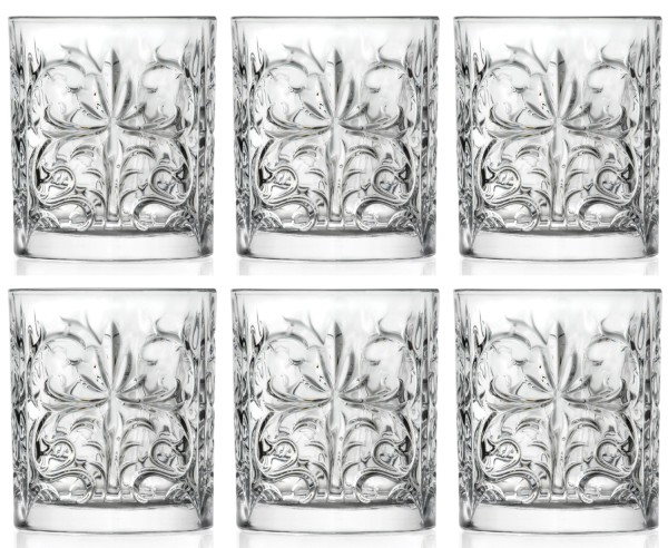 6er Set Tattoo Dof Becher Ø8.2 H9.4 cm, 34cl