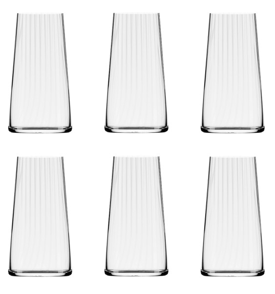 6er Set Symphony Longdrinkbecher 444ml h: 139mm