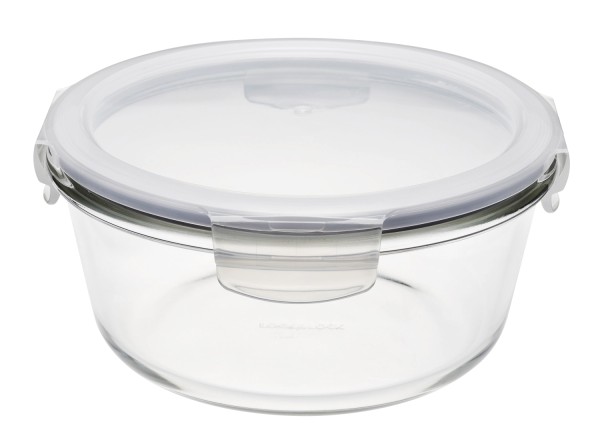 Ofenglas Behälter mit Deckel rund 0.95lt D18cm H8.2cm