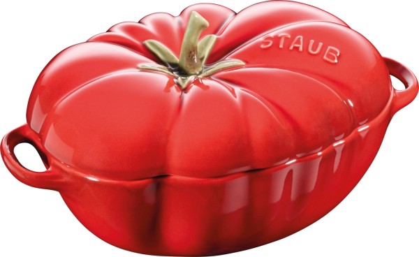 Cocotte 16cm, Tomate, Kirsch-Rot, Keramik 0.50l