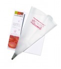 Konditoren Spritzbeutel u. 1 Edelstahlhülse 35cm