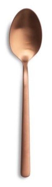 Violet Satin Kaffee/-Mokkalöffel Kupfer 18/0