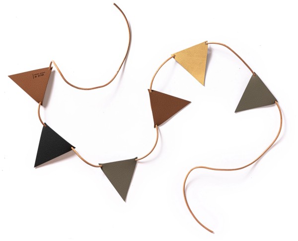 Wimpelkette 2m beige