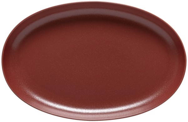 Pacifica Teller oval 40.8x26.3cm H4.5cm cayenne
