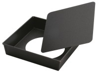 Kuchenform Quadrat antihaft Boden lose 24x24x5cm
