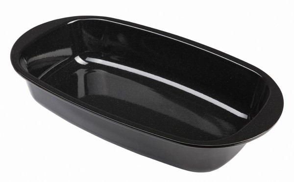 Brotbackform Emaille, L 32cm