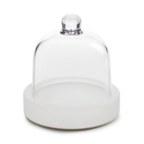 Ice Butterschale mit Haube weiss Nacryl