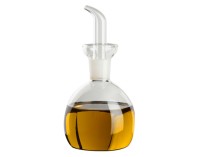 Ölflasche Glas rund 500ml