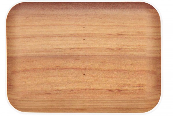 Osmos Tablett Buchenholz Optik/weiss 40×30×1.1 cm