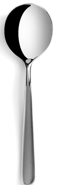 Courchevel Suppenlöffel edelstahl matt
