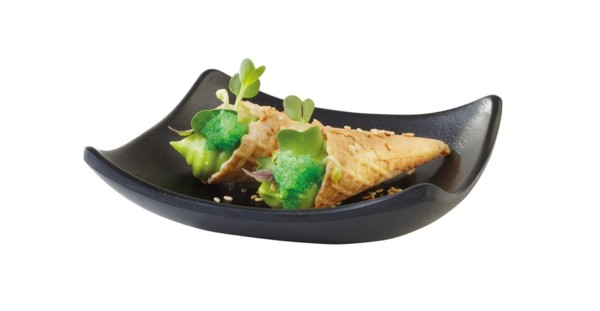 Schale Zen 10.5x10.5cm H3cm 0.06lt., schwarz