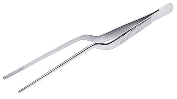 Dekorations-Pinzette aus Edelstahl, 16 cm