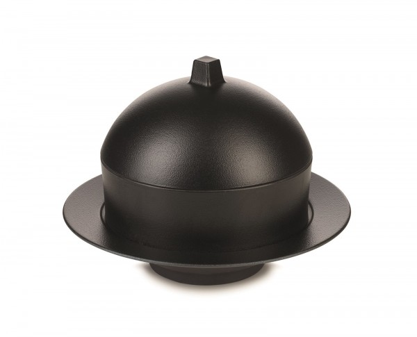 Equinoxe Dim-Sum Set m. Unters. tief, Ø 22 cm, schwarz