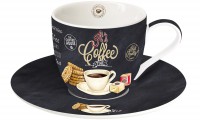 It's coffee time Cappuccino-Obere u. Untere, 250 ml, weiss