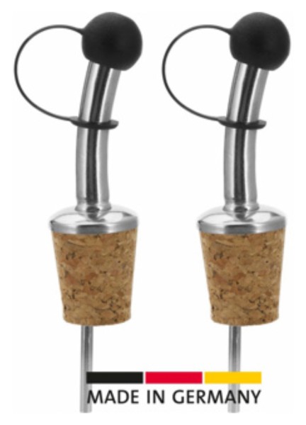 2Stk. Ausgiesser Classic Standard Naturkorken