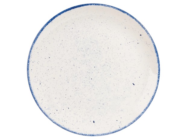 Stonecast Hints Indigo Blue Coupe Teller flach 26cm