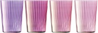 4er Set Gems Longdrinkglas 560ml granat assort.