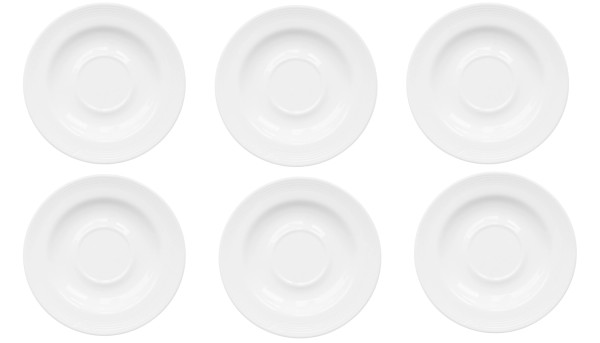 6er Set Karat 19 Mokka Untertasse 12.5cm