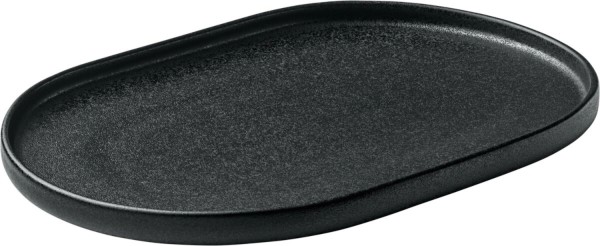 Playground Nara Platte oval schwarz 30x18cm