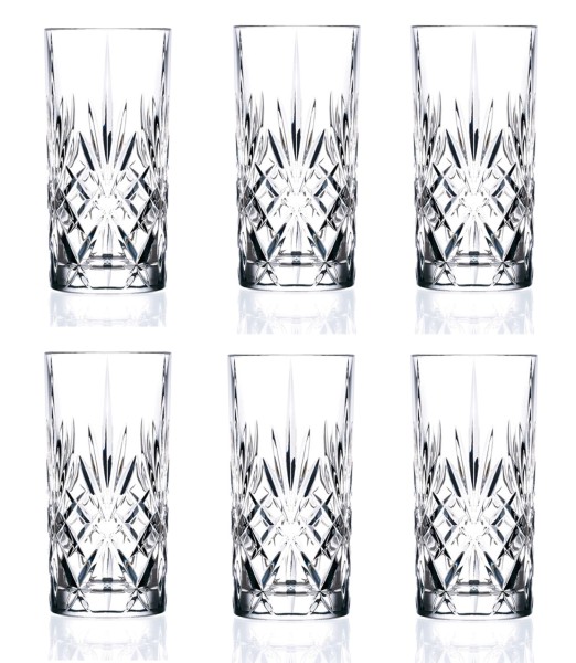 6er Set Brillante Hb Tumbler Ø7 H15 cm, 37cl