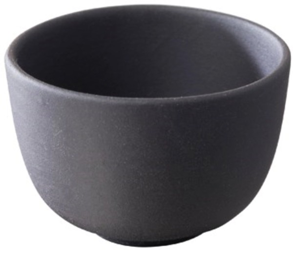 Basalt Schale klein rund D5cm 30ml matt schieferoptik