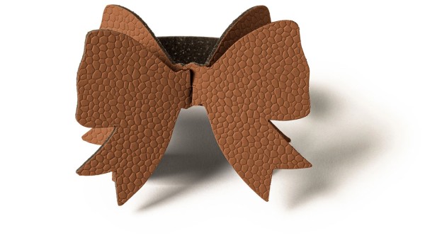 Serviettenring schleife cognac