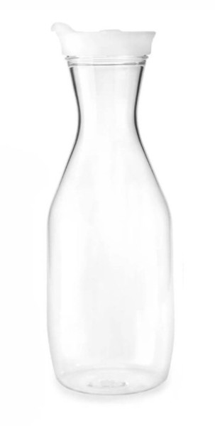 Karaffe 1lt transparent Kunststoff Tritan