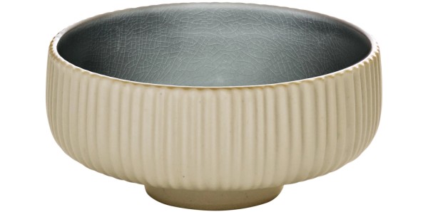 Playground NARA Bowl rd. Relief grau D12cm 0.33lt H5.6cm