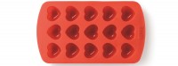 6x Pralinéform Herz, rot