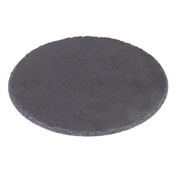 Naturschieferplatte Tapas u. Friends, rund, D30cm, sb