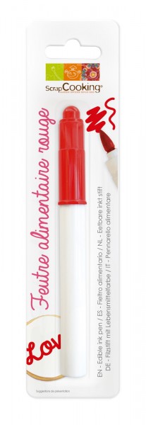 Lebensmittelstift rot