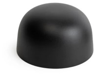 Two Lampenschirm frosted schwarz Kunststoff