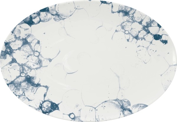 Unlimited Bubbles Platte oval 33x23cm