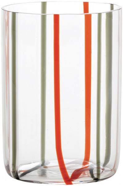 Tirache Becher 35cl red and grey