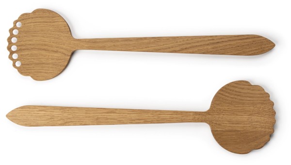 Eiche Salatbesteck 32.5cm
