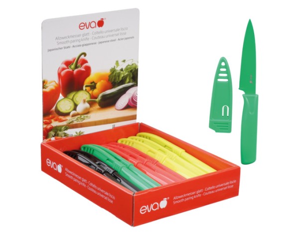 Gemüsemesser glatt 4 assort.
