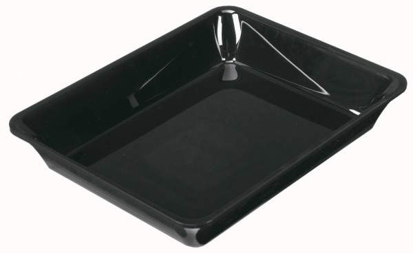 Rechteckige Schale GN1/2 26.5x32.5x5cm schwarz