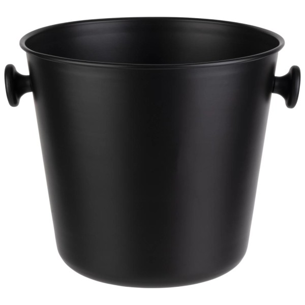 Wein- und Sektkühler D27cm H24cm 8L Alu schwarz