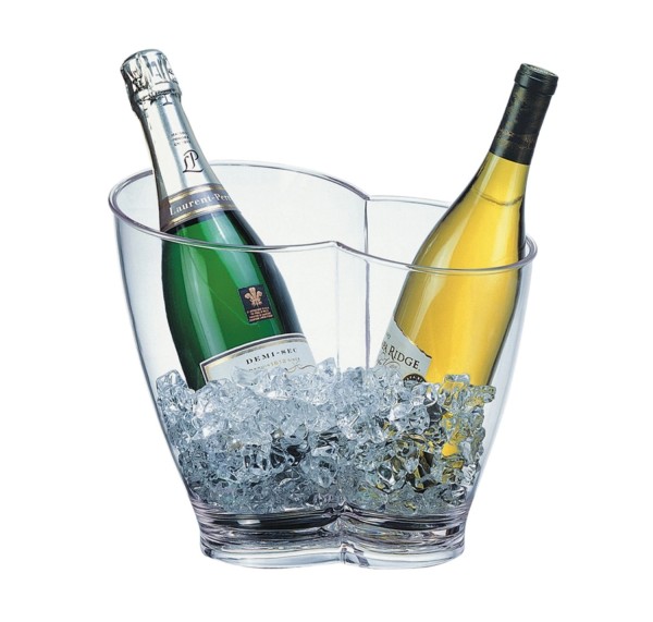 Wein und Sektkühler, ca. 30.7x21.3cm, H26cm