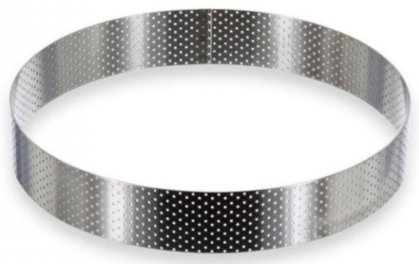 Gelochter Tortenring mit geradem Rand D:20.5 H3.5cm
