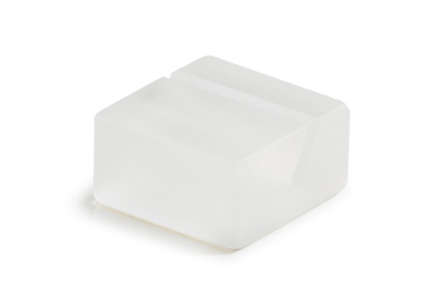 Ice Tischkartenhalterung 4x4x2cm weiss Nacryl