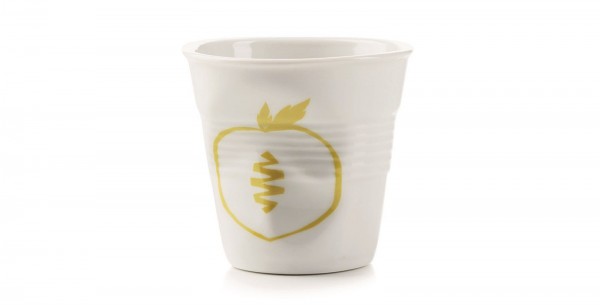 Cappuccino Knitterbecher 18 cl, weiss, Pfirsich