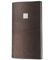 Menükarte Maxi kork braun Metallschild menu