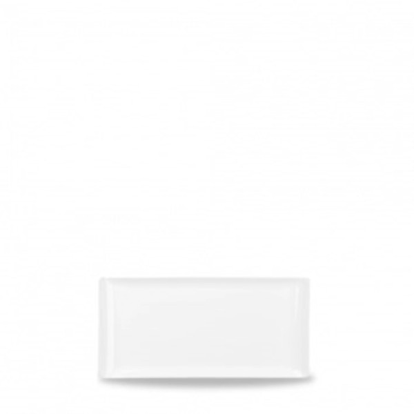 Alchmey Melamine White Buffet Tablett Rechteck 30x14.5cm