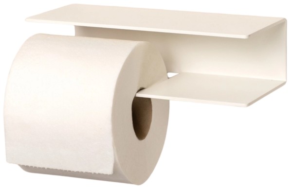 Toilettenpapierhalter links weiss
