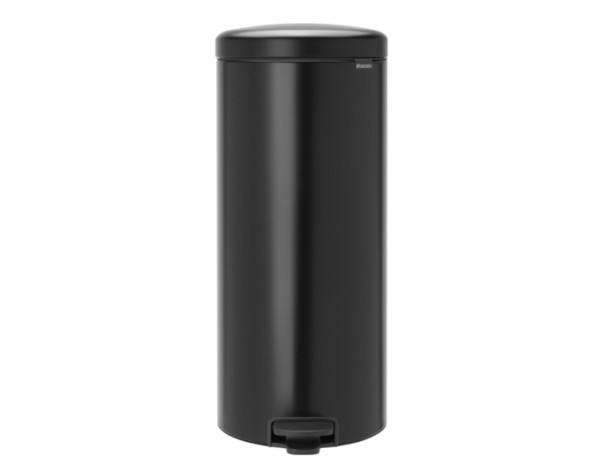 Treteimer matt black 30l