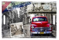 La Habana Tablett m. Griffen 40x27cm