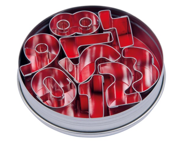 Ausstecher Dose Zahlen 3.5 cm