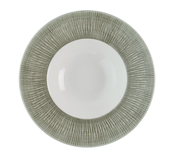 Bamboo Spinwash Alpine Teller tief Fahne breit 24cm